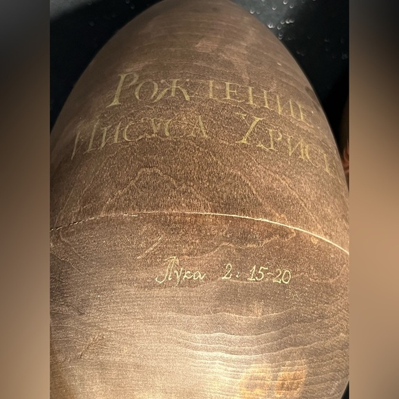 HAND PAINTED WOOD NESTING EGGS by Russian Artist (BEAUTIFUL ) - Picture 10 of 11